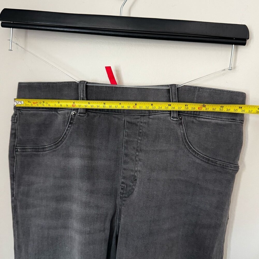 SPANX Women's Distressed Denim Skinny Pants (Grey, Large) - Picture 8 of 12